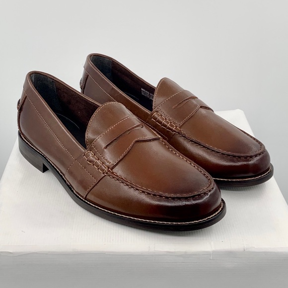 NWT Nunn Bush Men's Noah Moc Toe Slip On Loafers Shoes